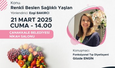 Renkli Beslen Sağlıklı Yaşlan Semineri (21 MART 2025)